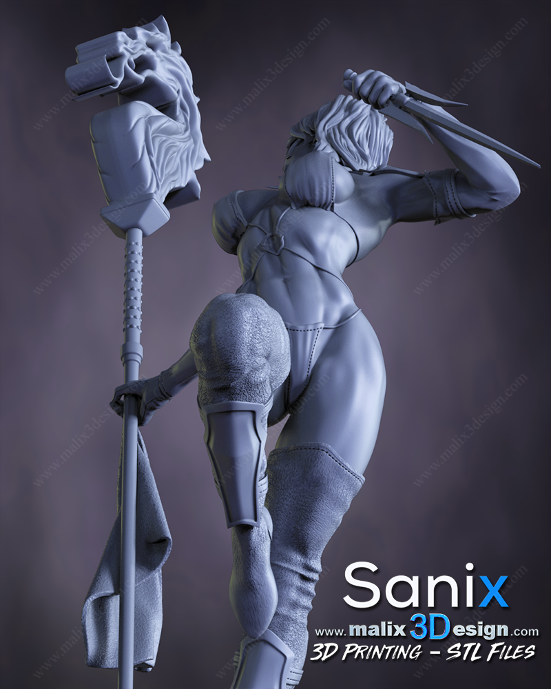 Mileena (MK) Statue