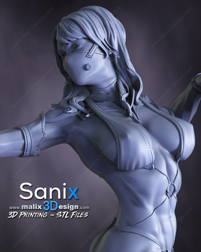 Mileena (MK) Statue
