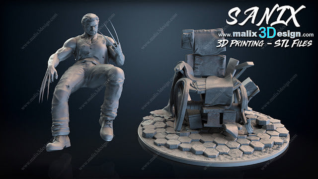 Wolverine Statue