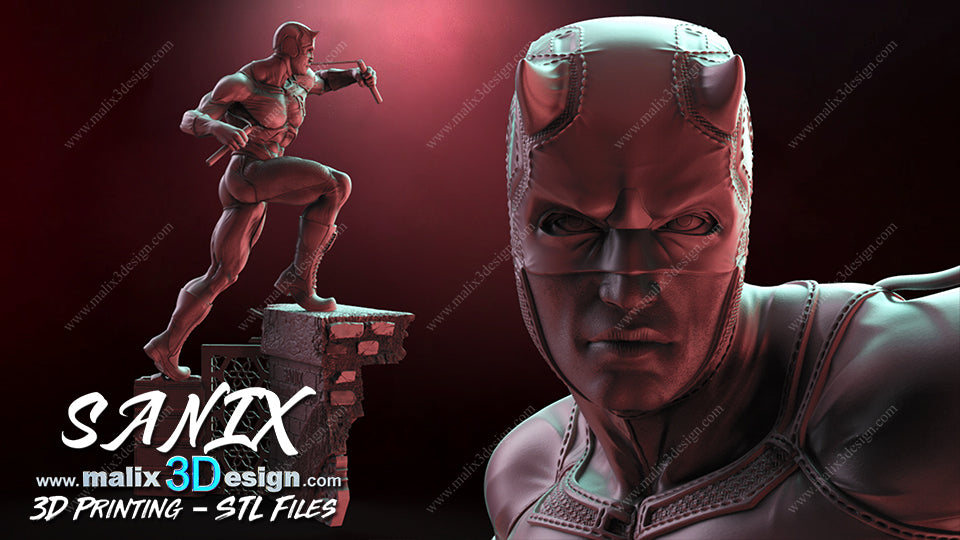Dare Devil Statue 3D-Printed Kit – KAPIKOPRINTED