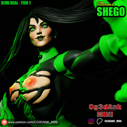 Shego Statue 3D-Printed Kit