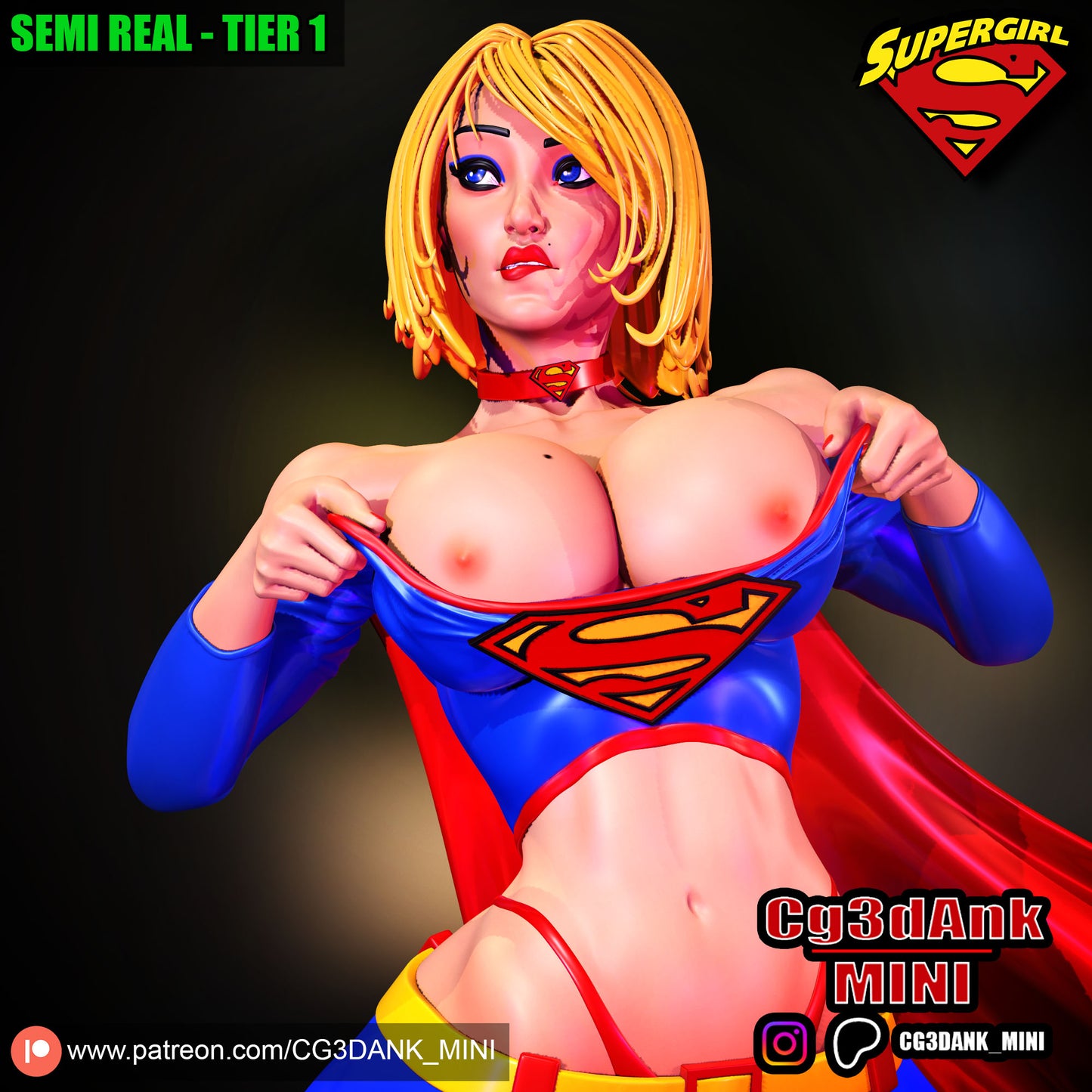 Supergirl Statue