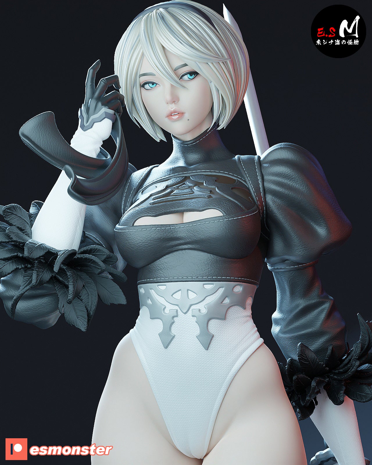 B2 (YoRHa) Statue