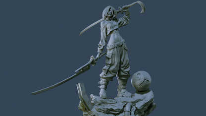 2B Statue 3D-Printed Kit