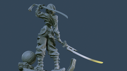 2B Statue 3D-Printed Kit