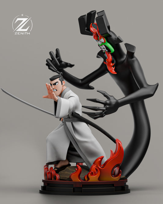 Samurai Jack Statue 3D-Printed Kit