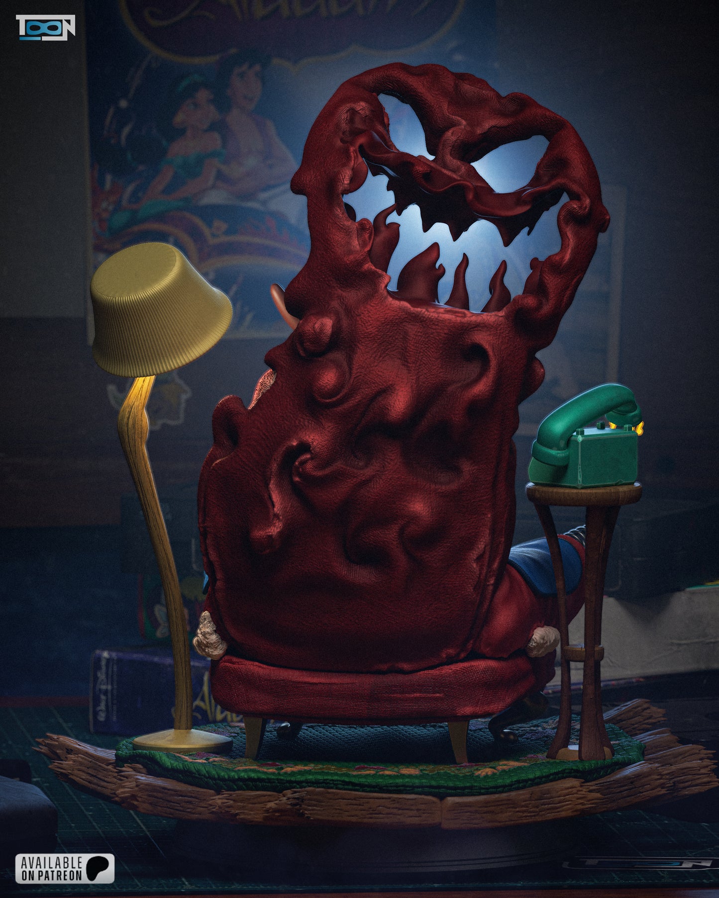 Courage The Cowardly Dog Statue