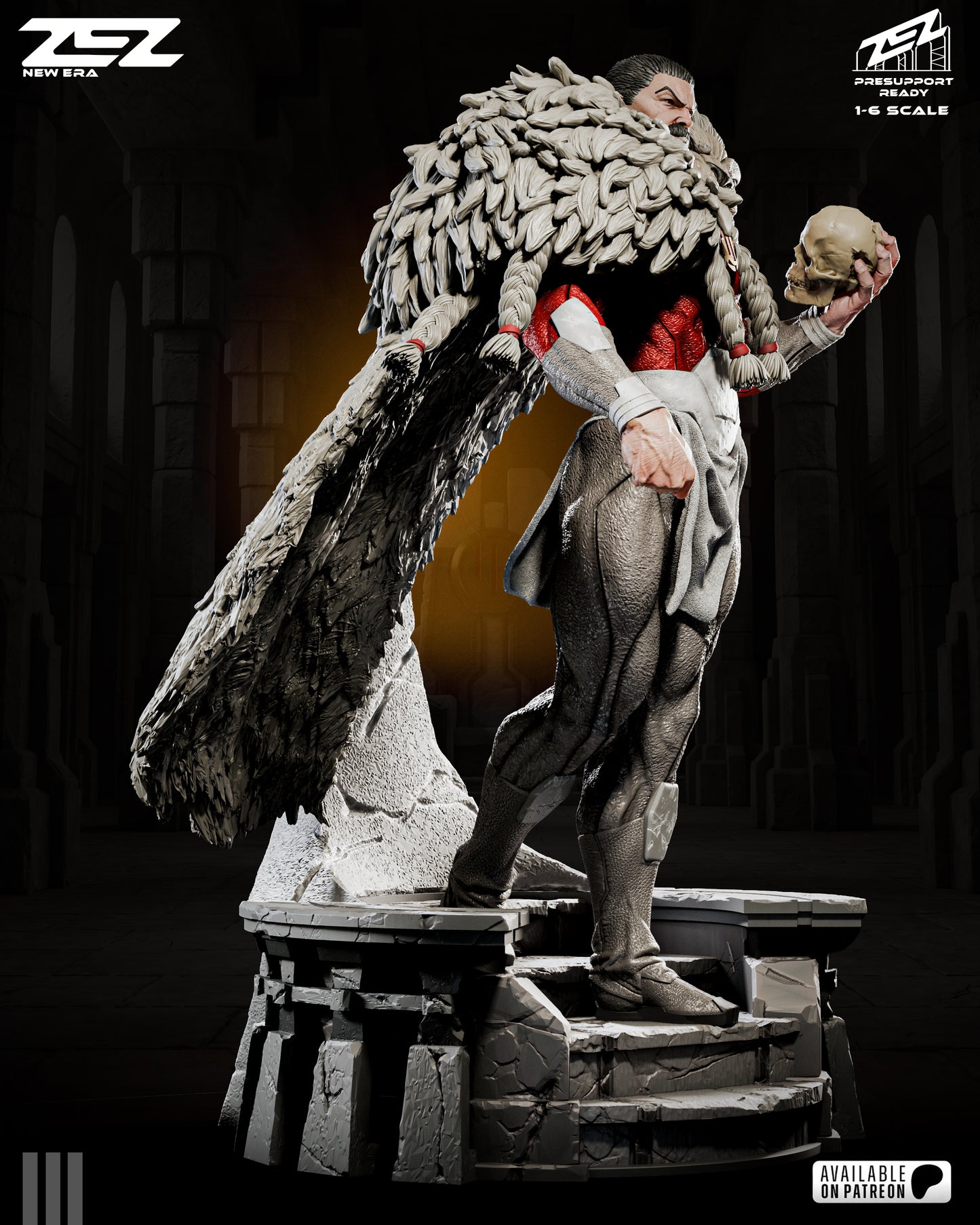 Thragg Statue 3D-Printed Kit