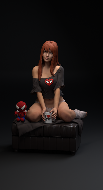 Mary Jane Statue 3D-Printed Kit