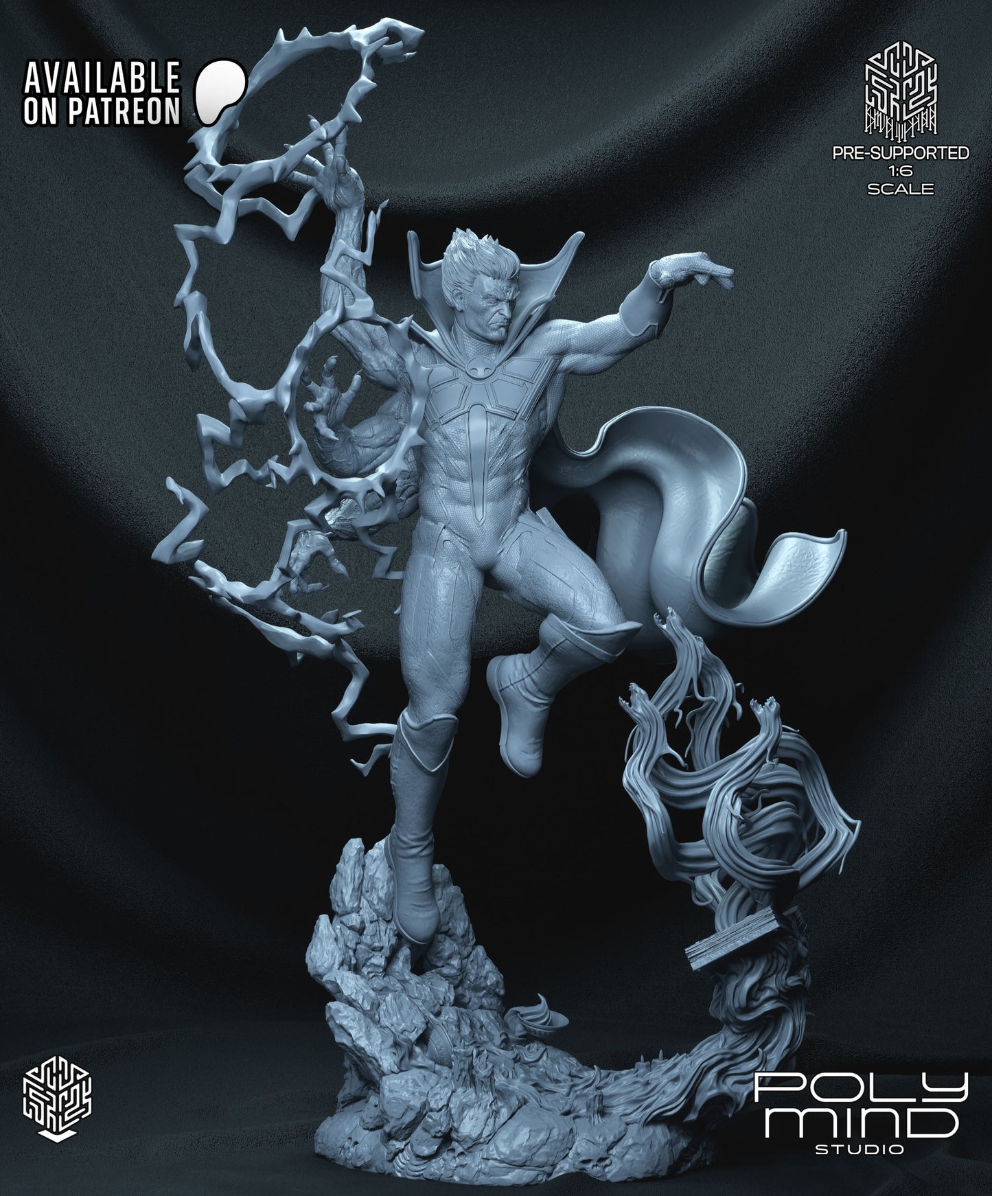 Dr. Strange Statue 3D-Printed Kit