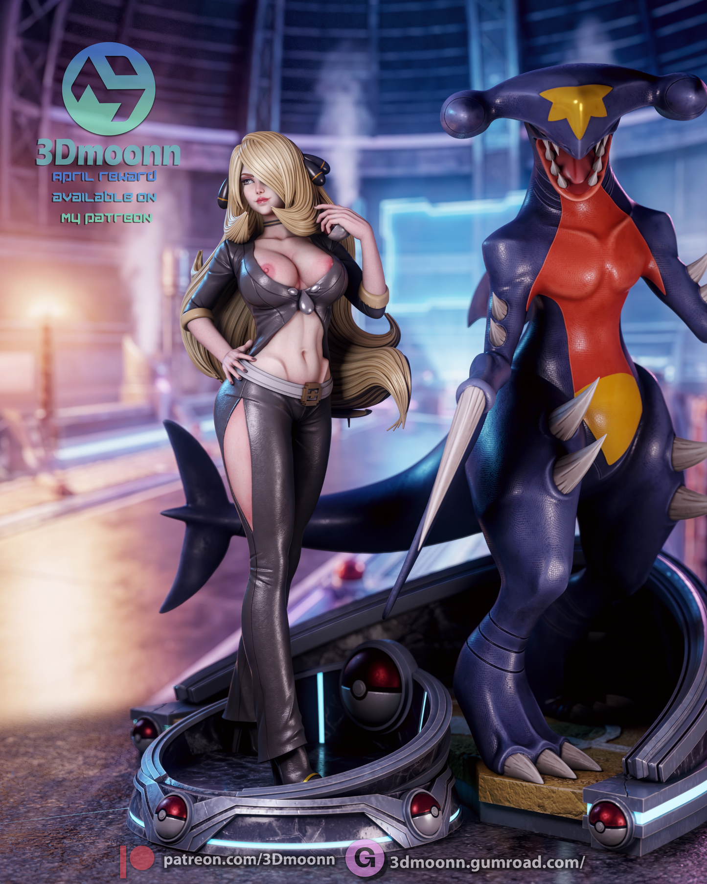 Cynthia Statue 3D-Printed Kit