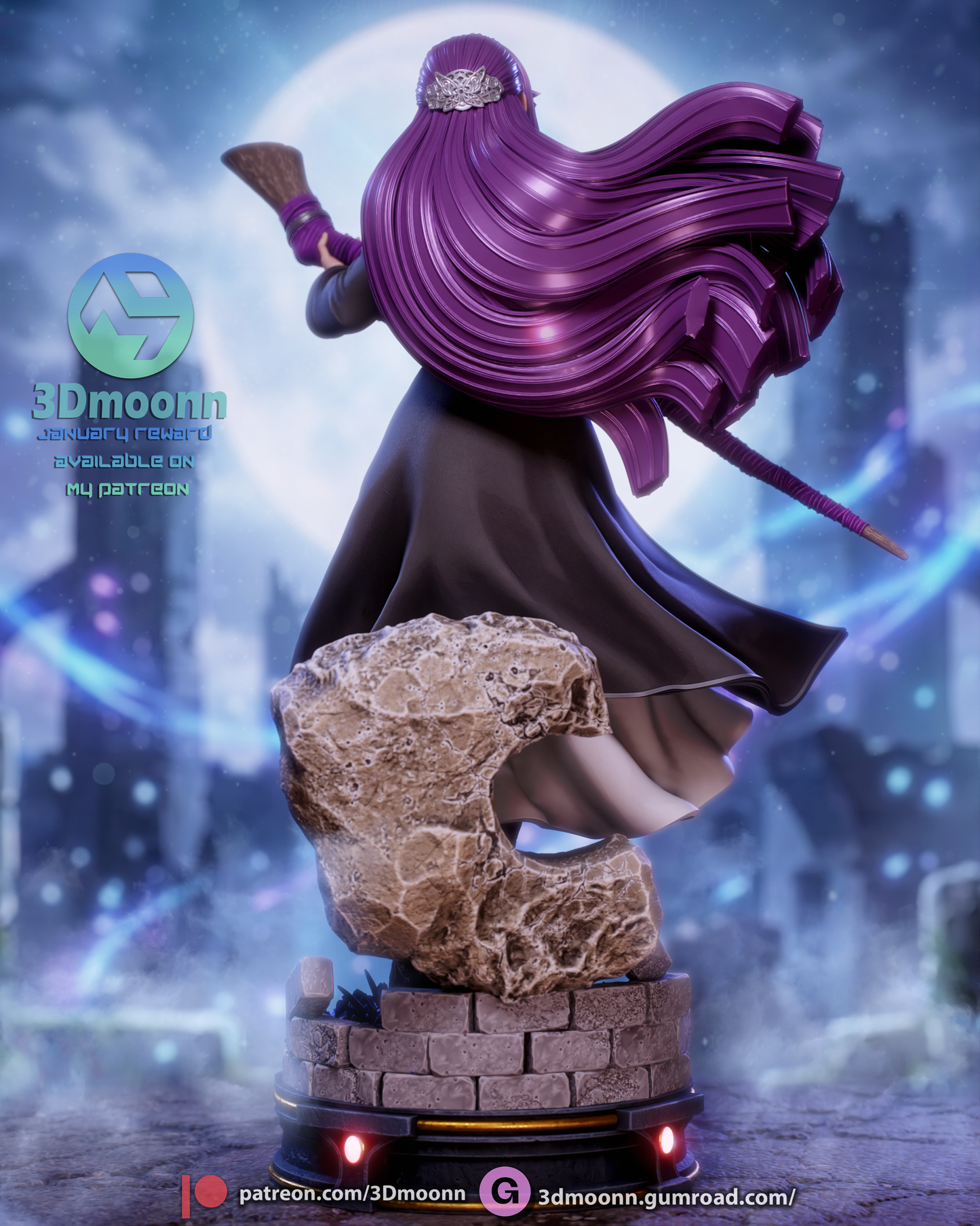 Fern - Frieren Statue 3D-Printed Kit