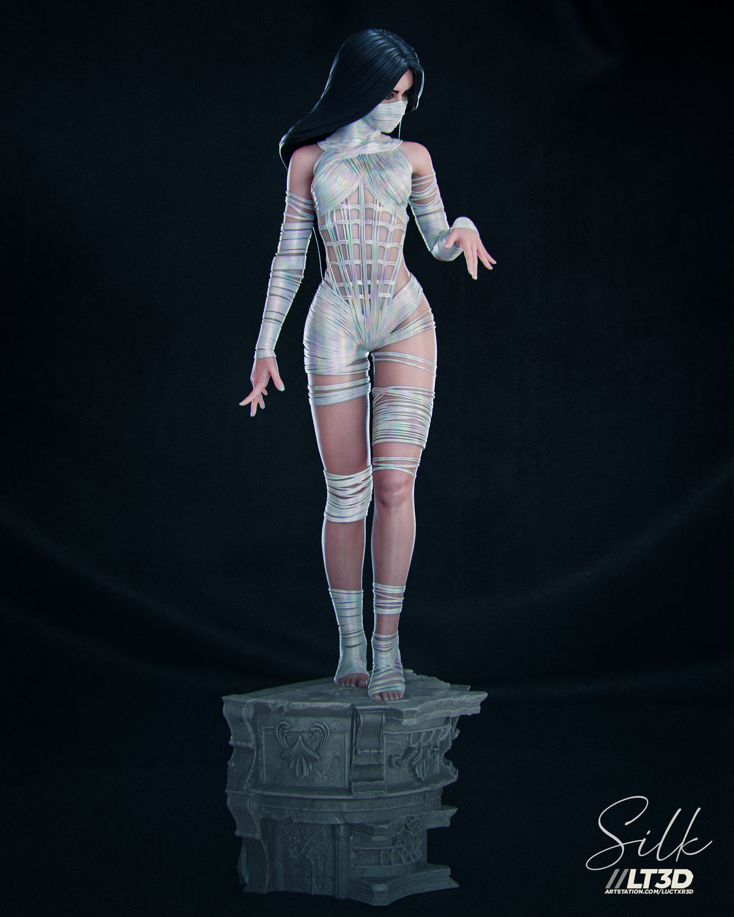 Silk Statue