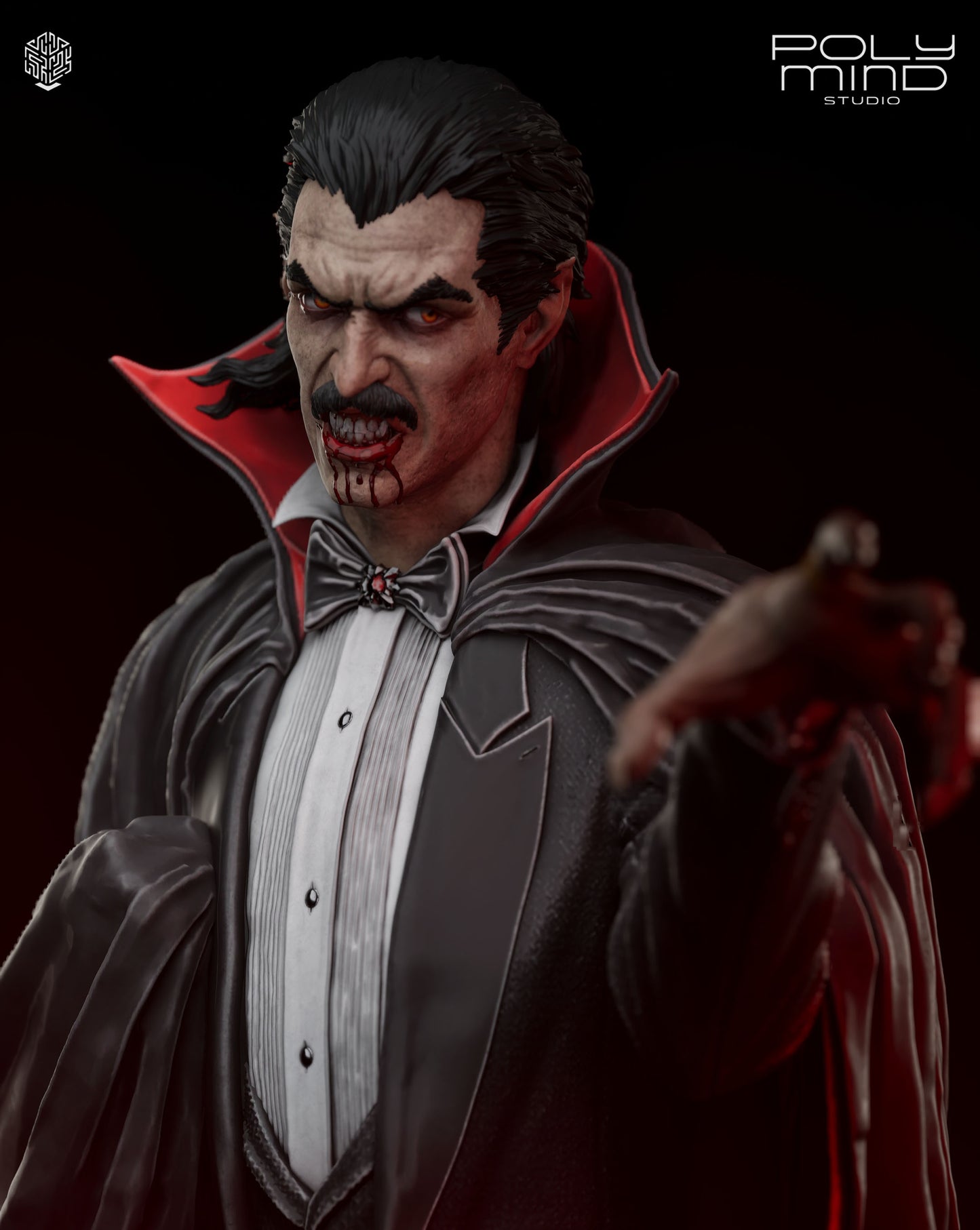 Dracula Statue 3D-Printed Kit