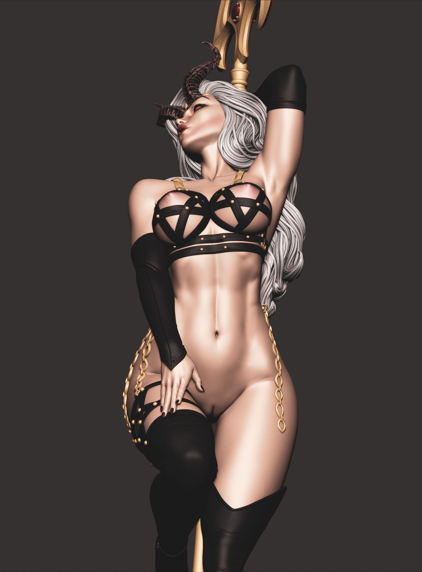 Satana Hellstrom Statue