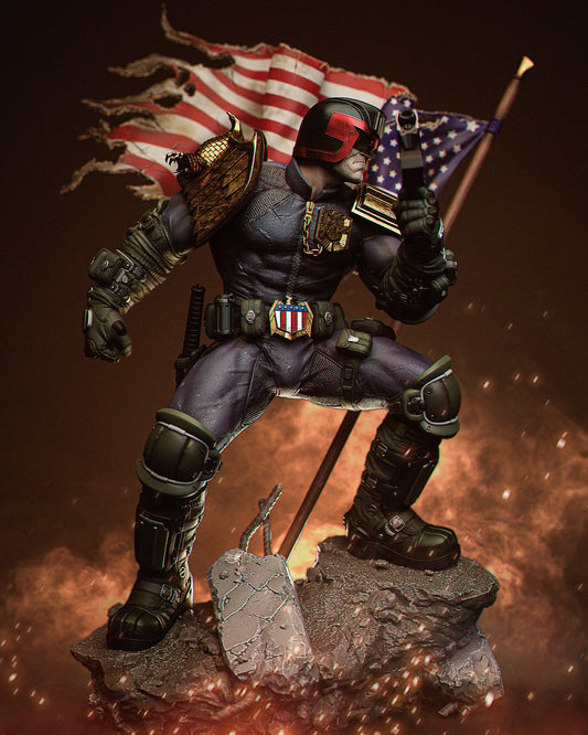 Judge Dredd Statue
