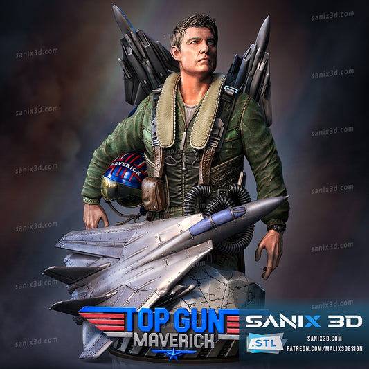 Top Gun Maverick Statue