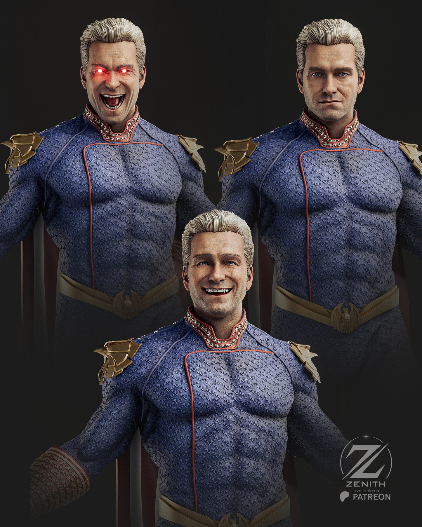 Homelander Statue 3D-Printed Kit