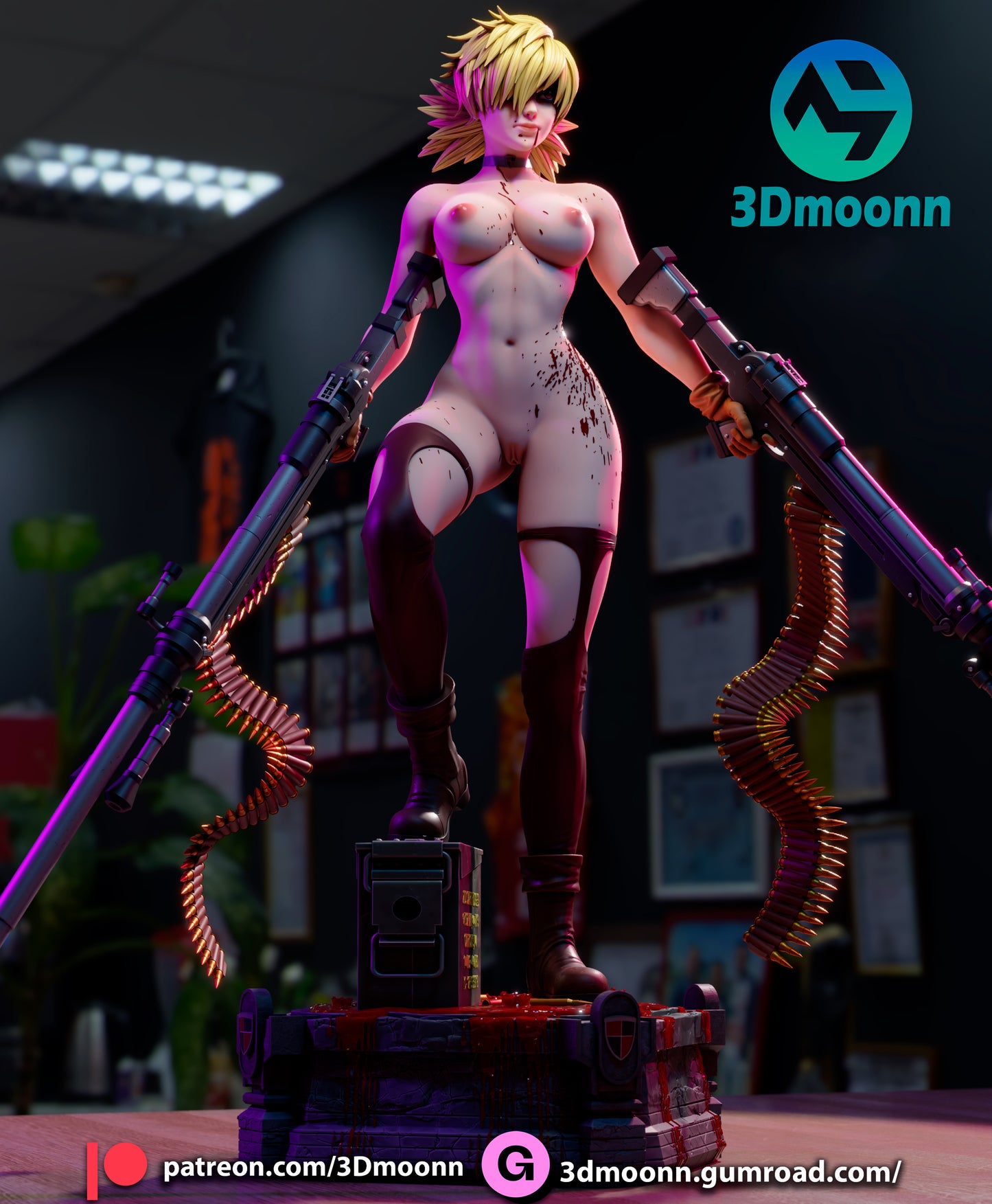 Seras Victoria - Hellsing Statue