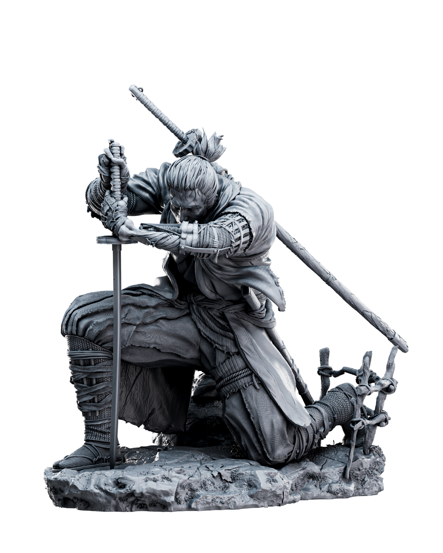 Sekiro Statue 3D-Printed Kit