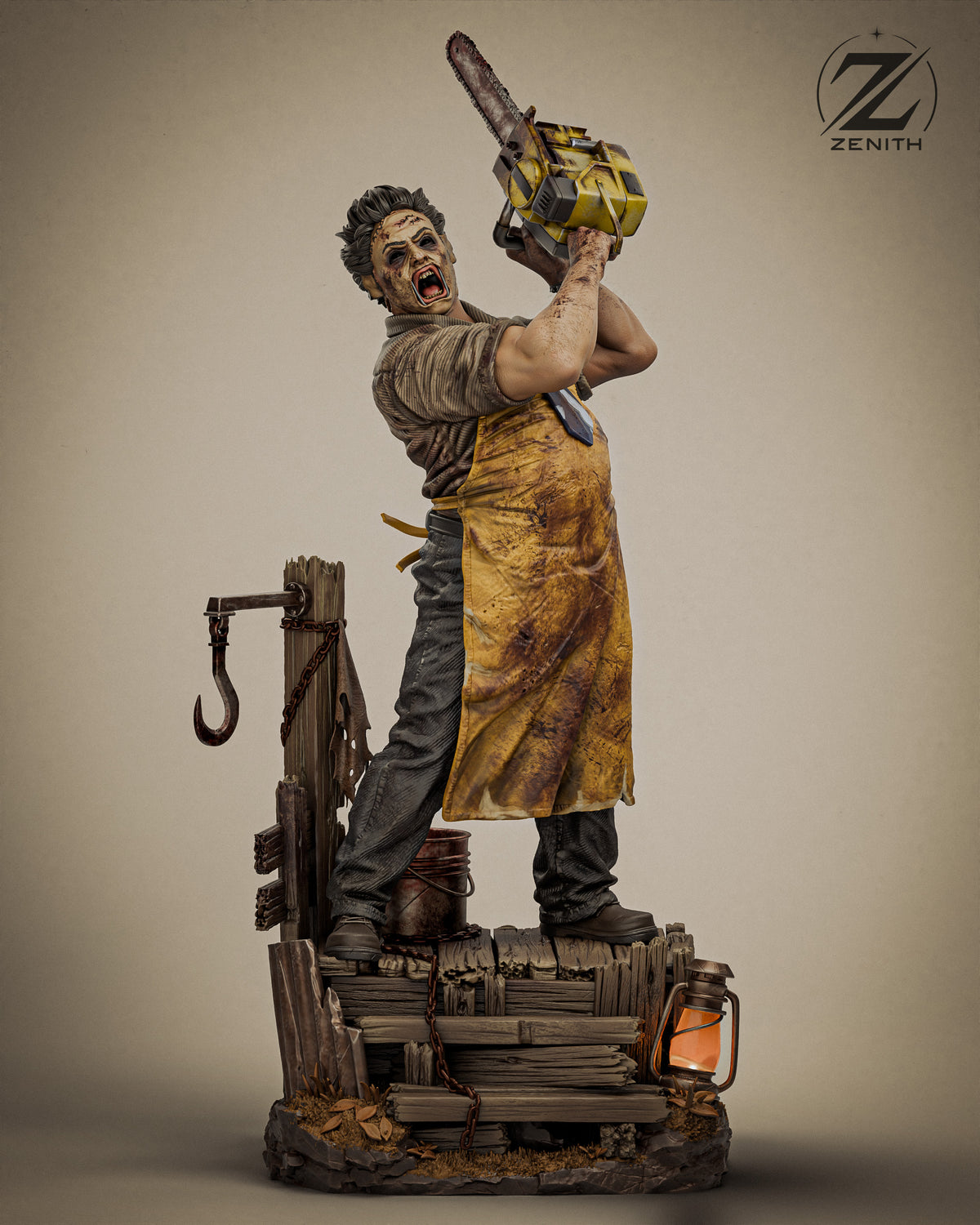 Leather Face Statue 3D-Printed Kit