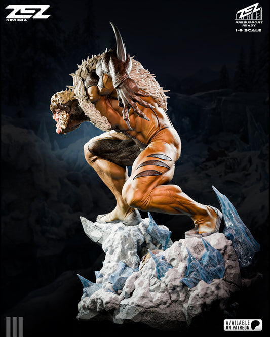 Sabretooth Statue 3D-Printed Kit