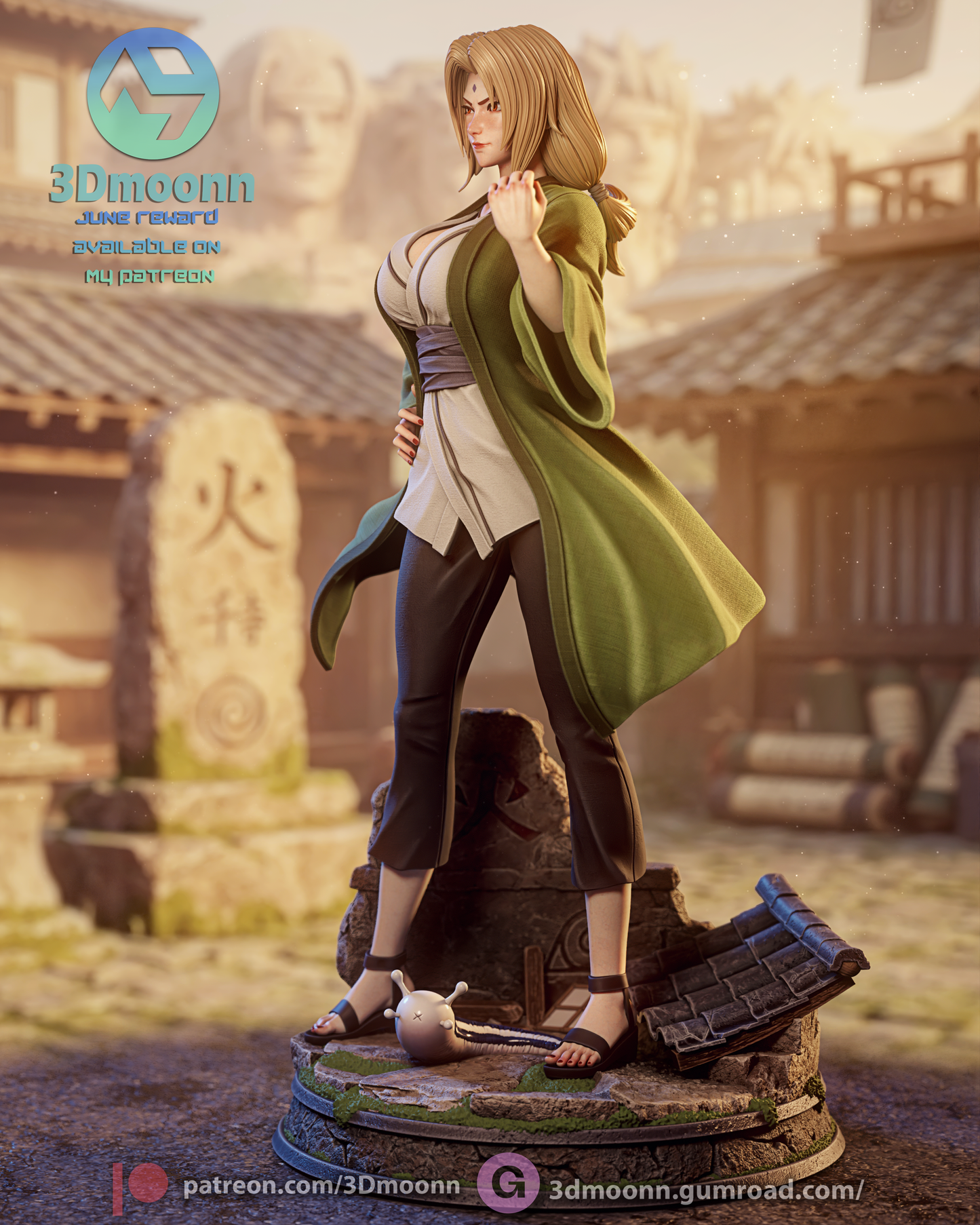 Tsunade Senju 3D-Printed Kit