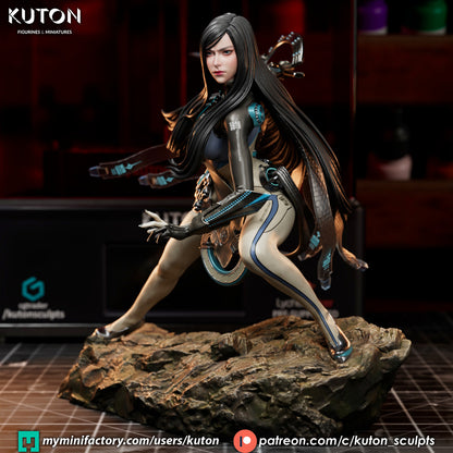 Raven Statue 3D-Printed Kit