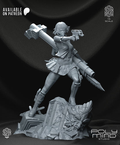 Lady (DMC3) Statue 3D-Printed Kit