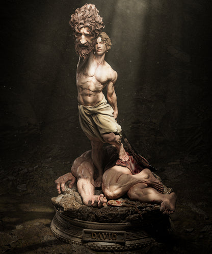 David Vs Goliath Statue 3D-Printed Kit