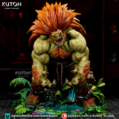 Blanka Statue 3D-Printed Kit