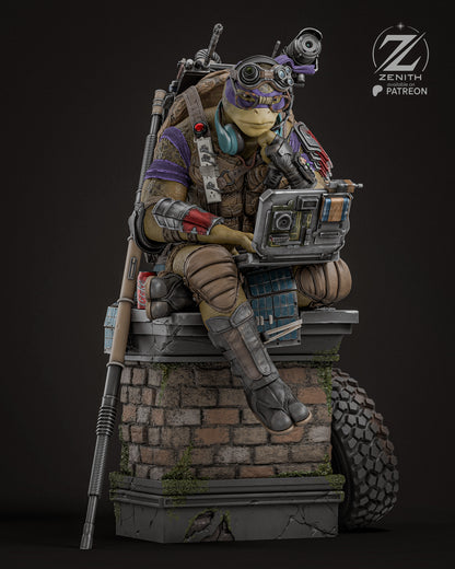 Donatello TMNT Statue 3D-Printed Kit