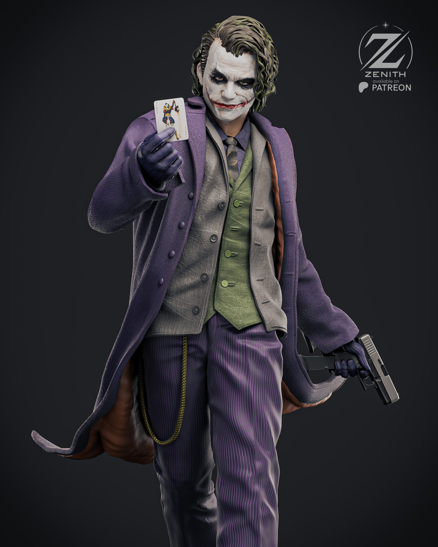 Joker Statue 3D-Printed Kit