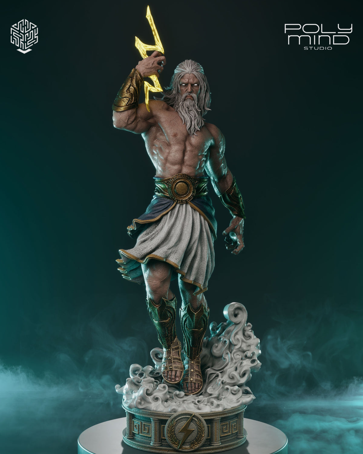 Zeus Statue 3D-Printed Kit