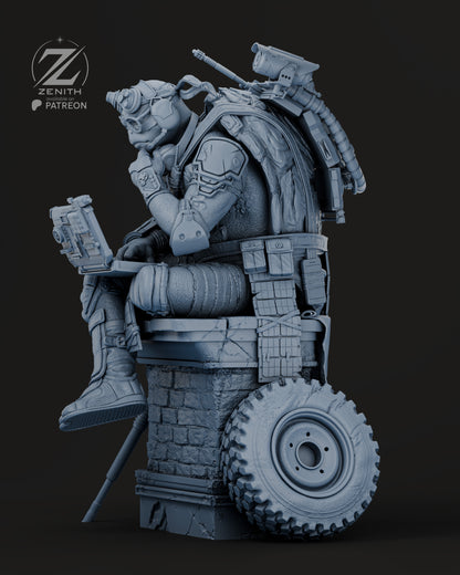 Donatello TMNT Statue 3D-Printed Kit
