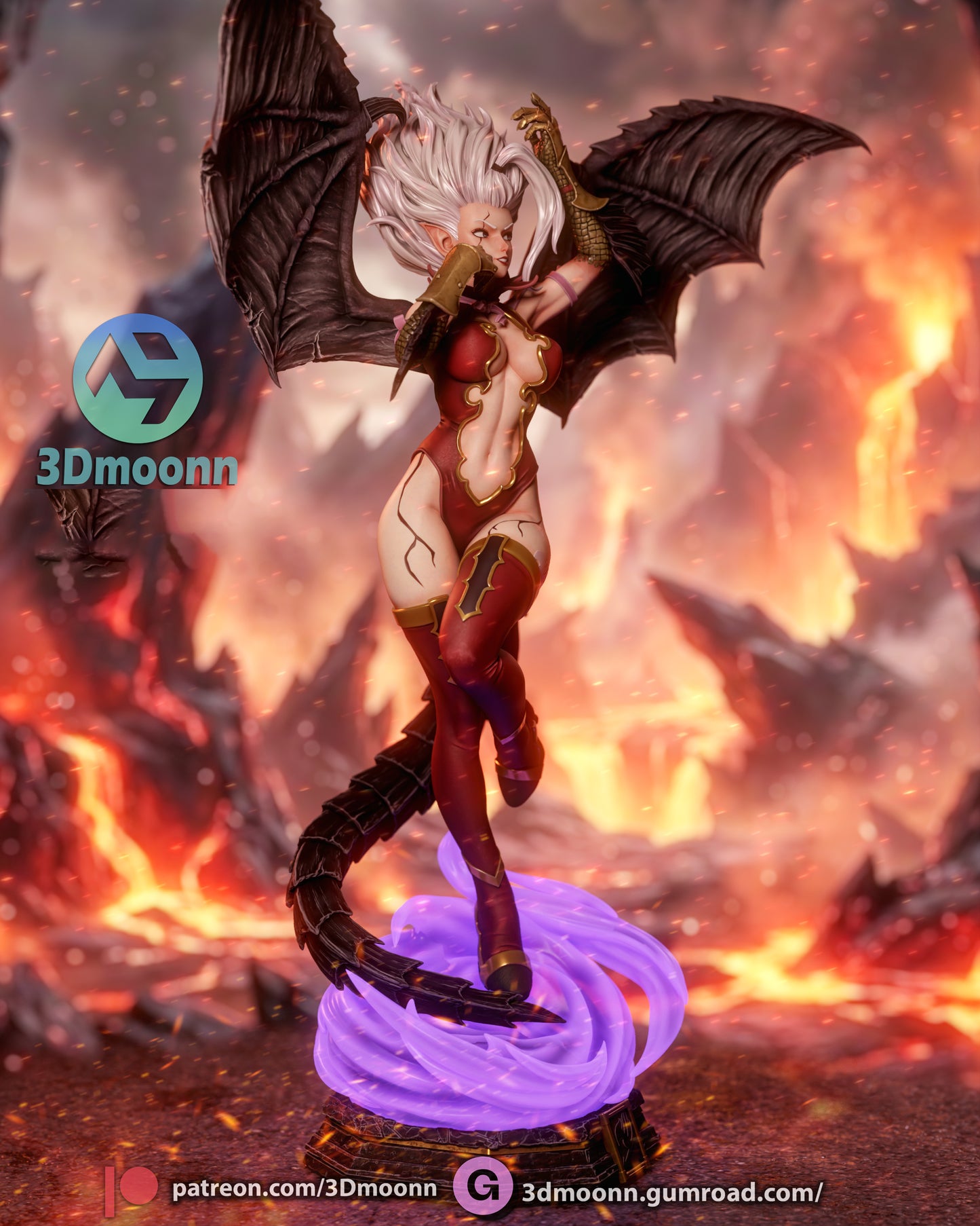 Mirajane Satan Soul Statue