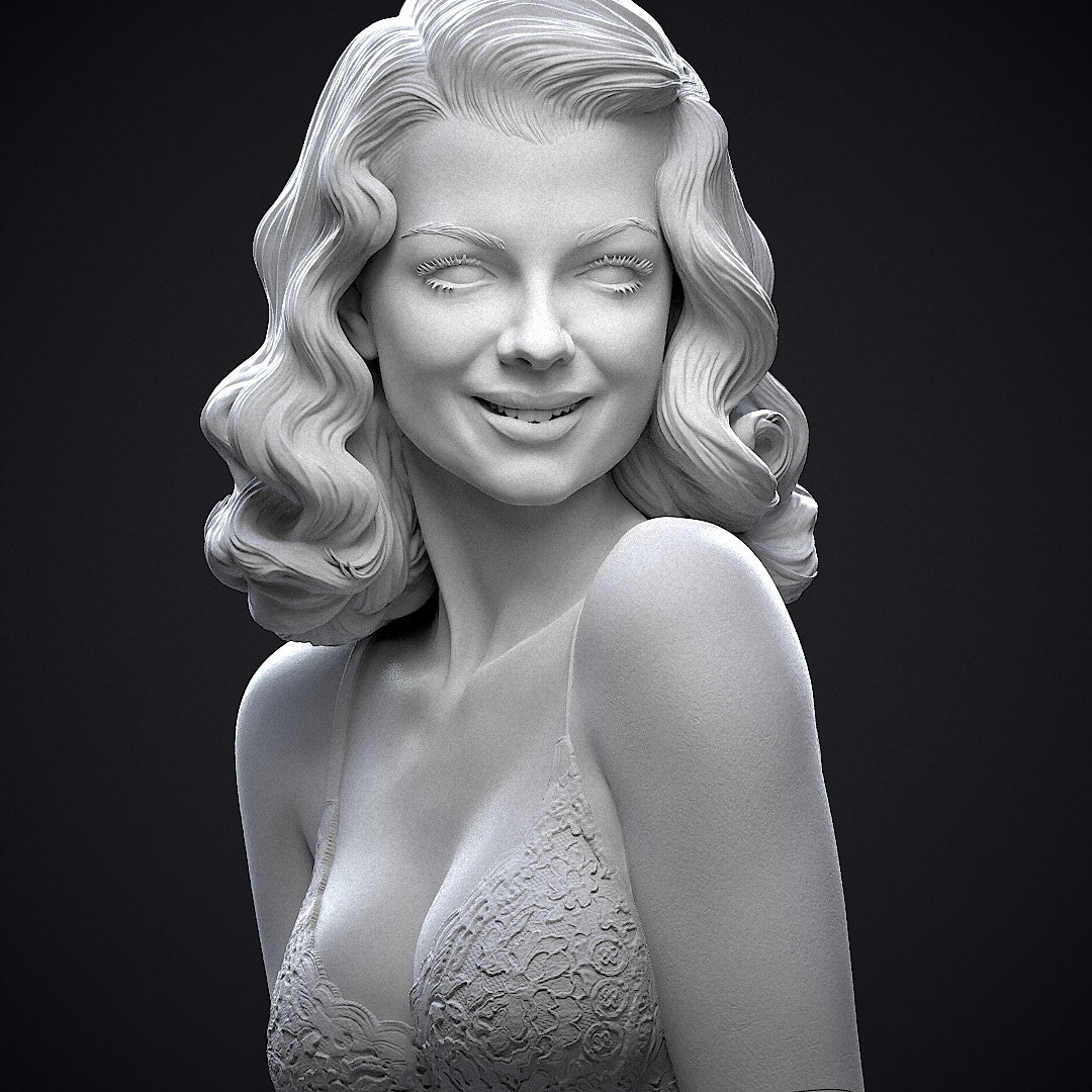 Rita Hayworth Statue 3D-Printed Kit