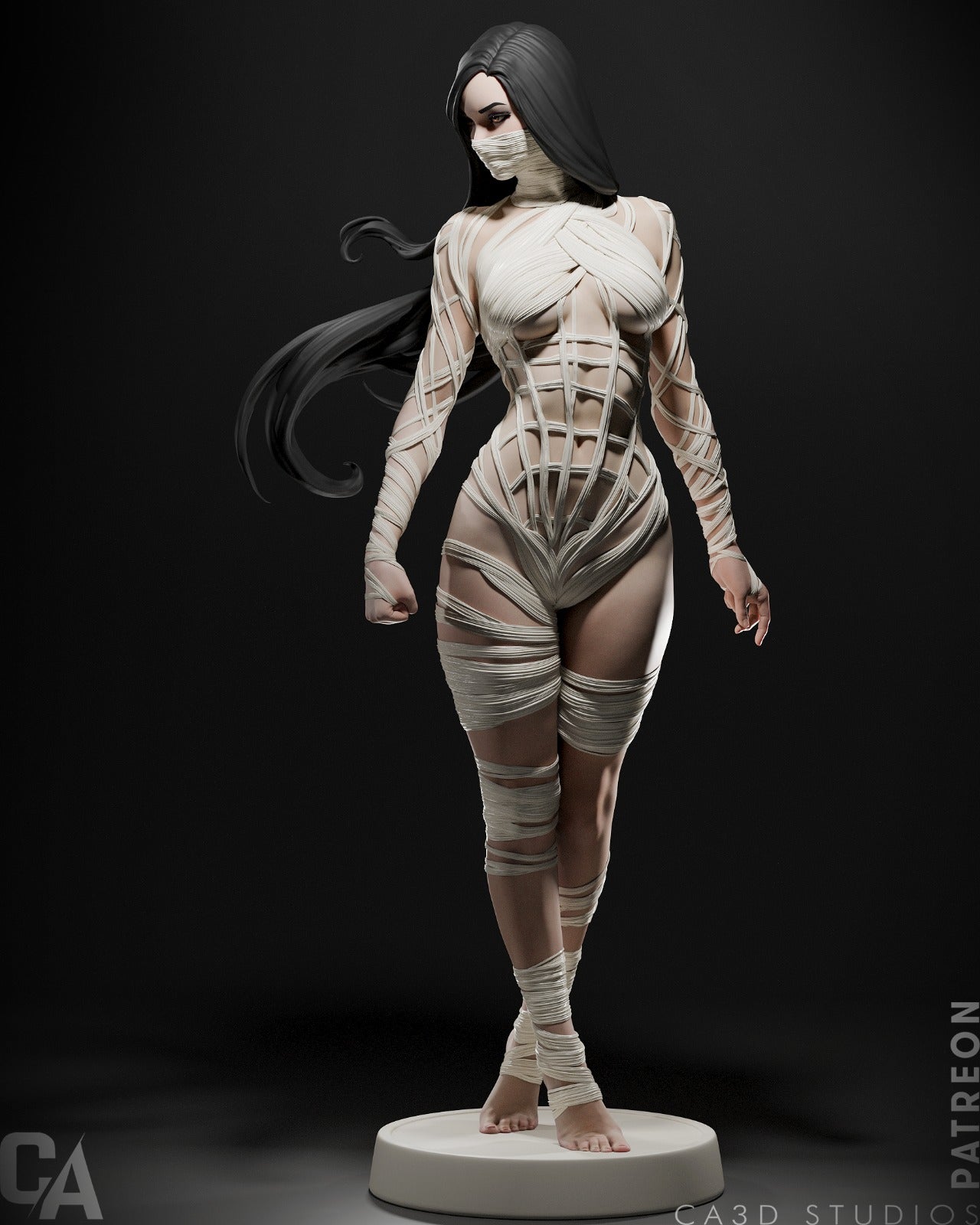 Silk Statue