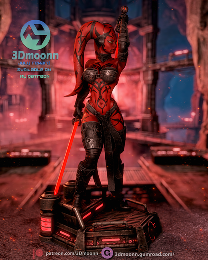 Darth Talon 3D-Printed Kit