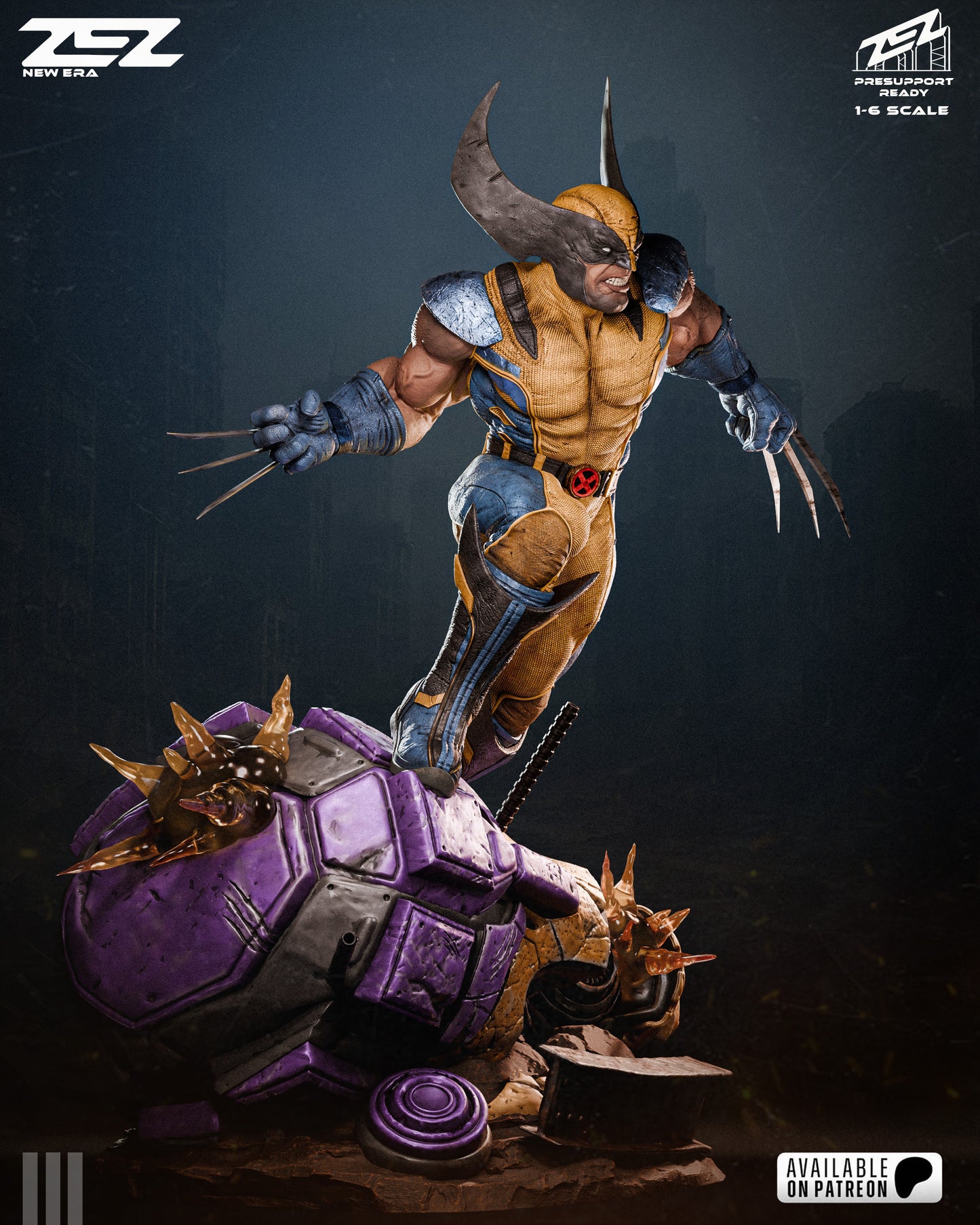 Wolverine Statue