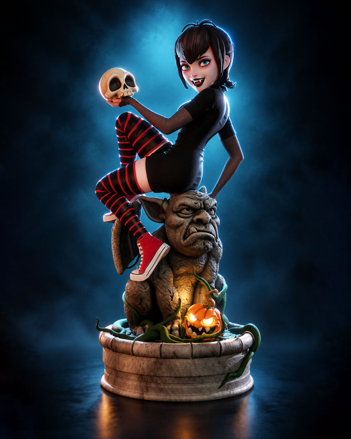 Mavis Dracula Statue 3D-Printed Kit