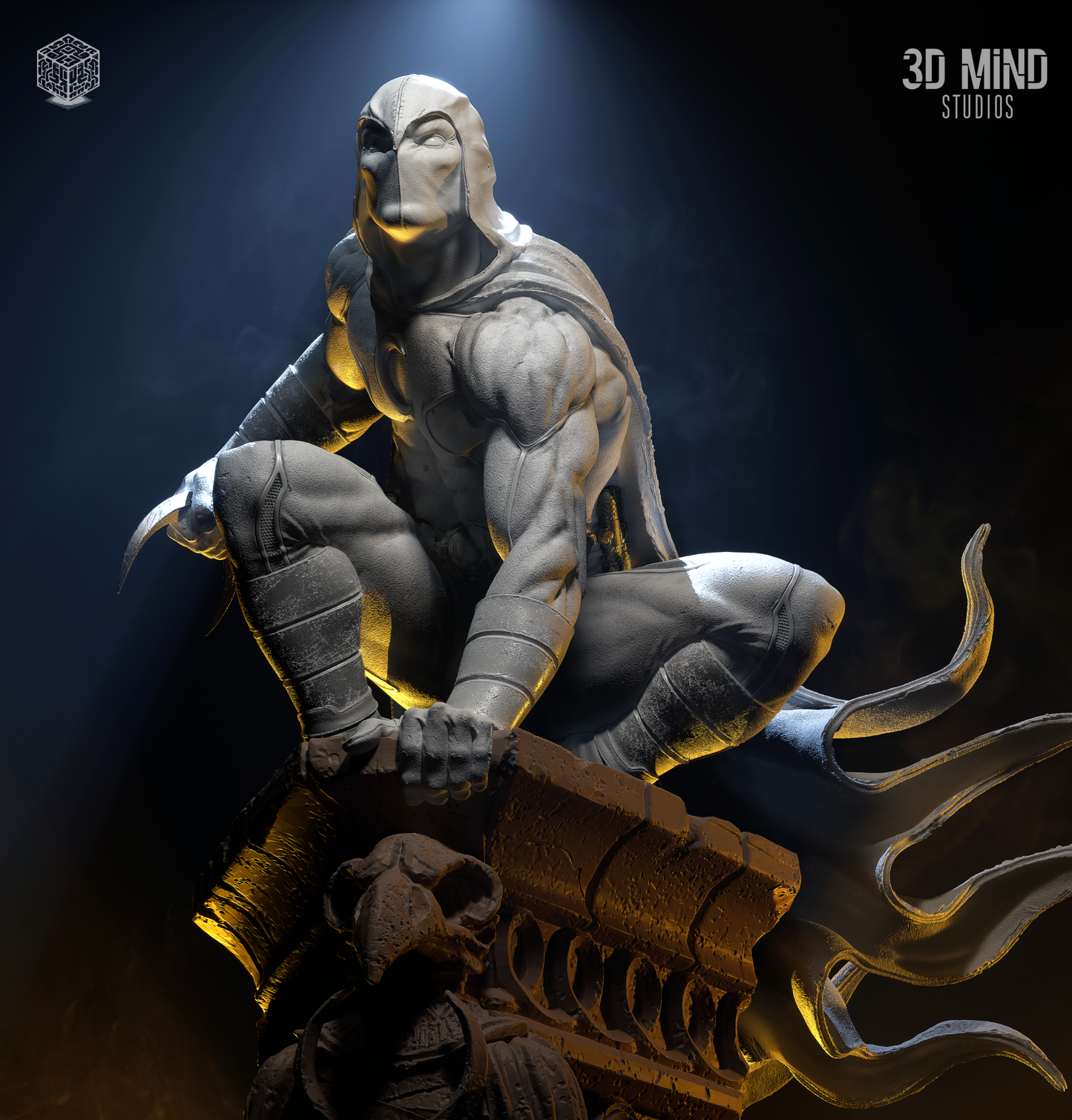 Moonknight Statue 3D-Printed Kit