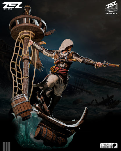 Edward Kenway Statue 3D-Printed Kit