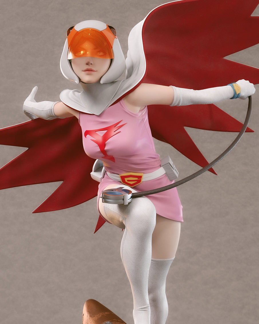 Jun The Swan Statue 3D-Printed Kit