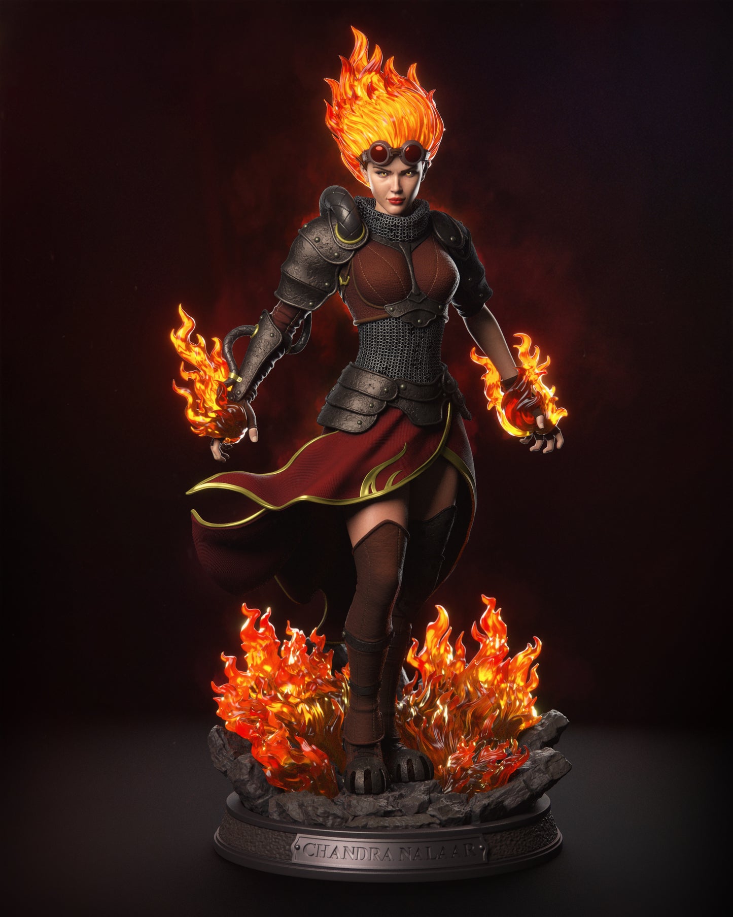 Chandra Statue 3D-Printed Kit