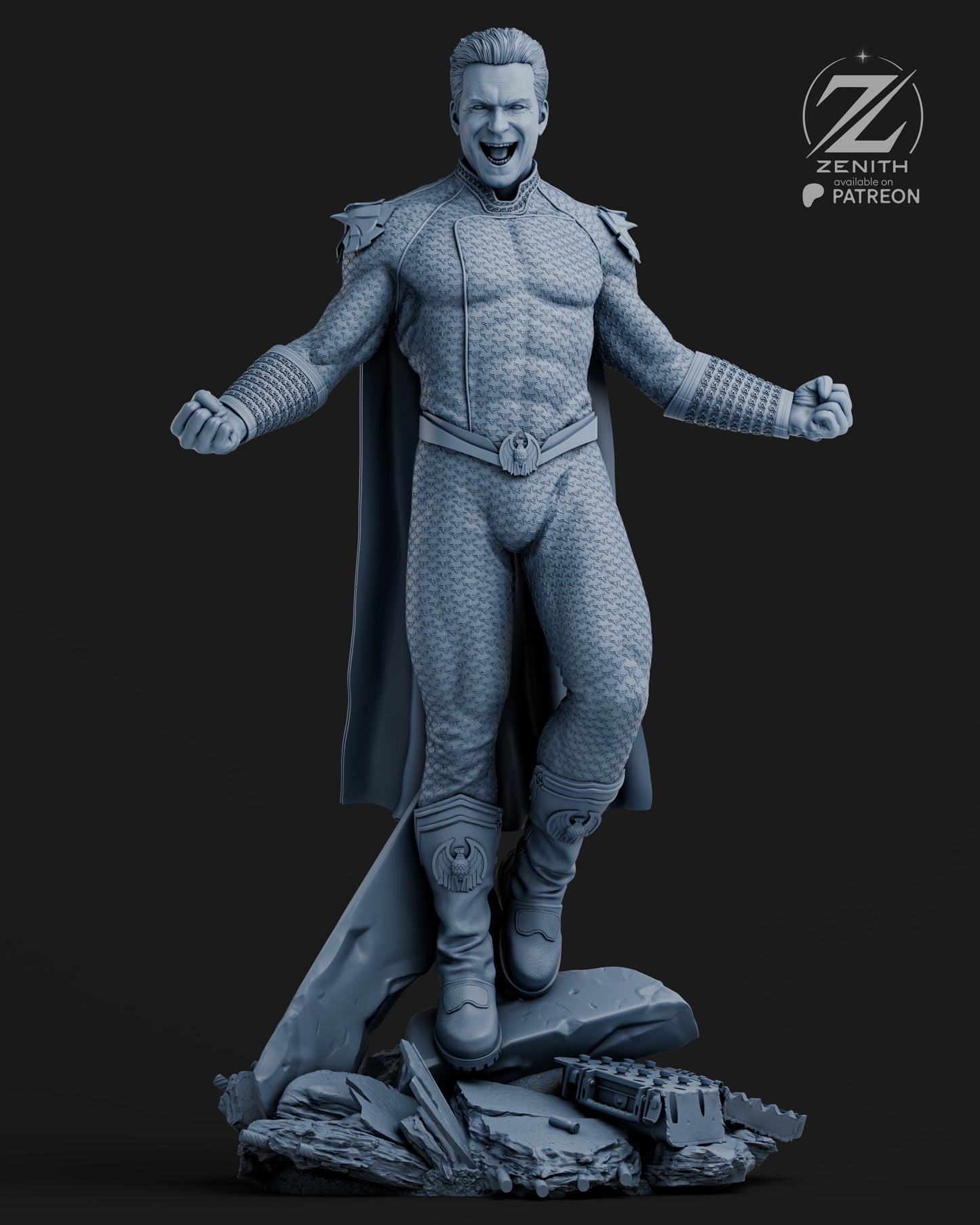 Homelander Statue 3D-Printed Kit