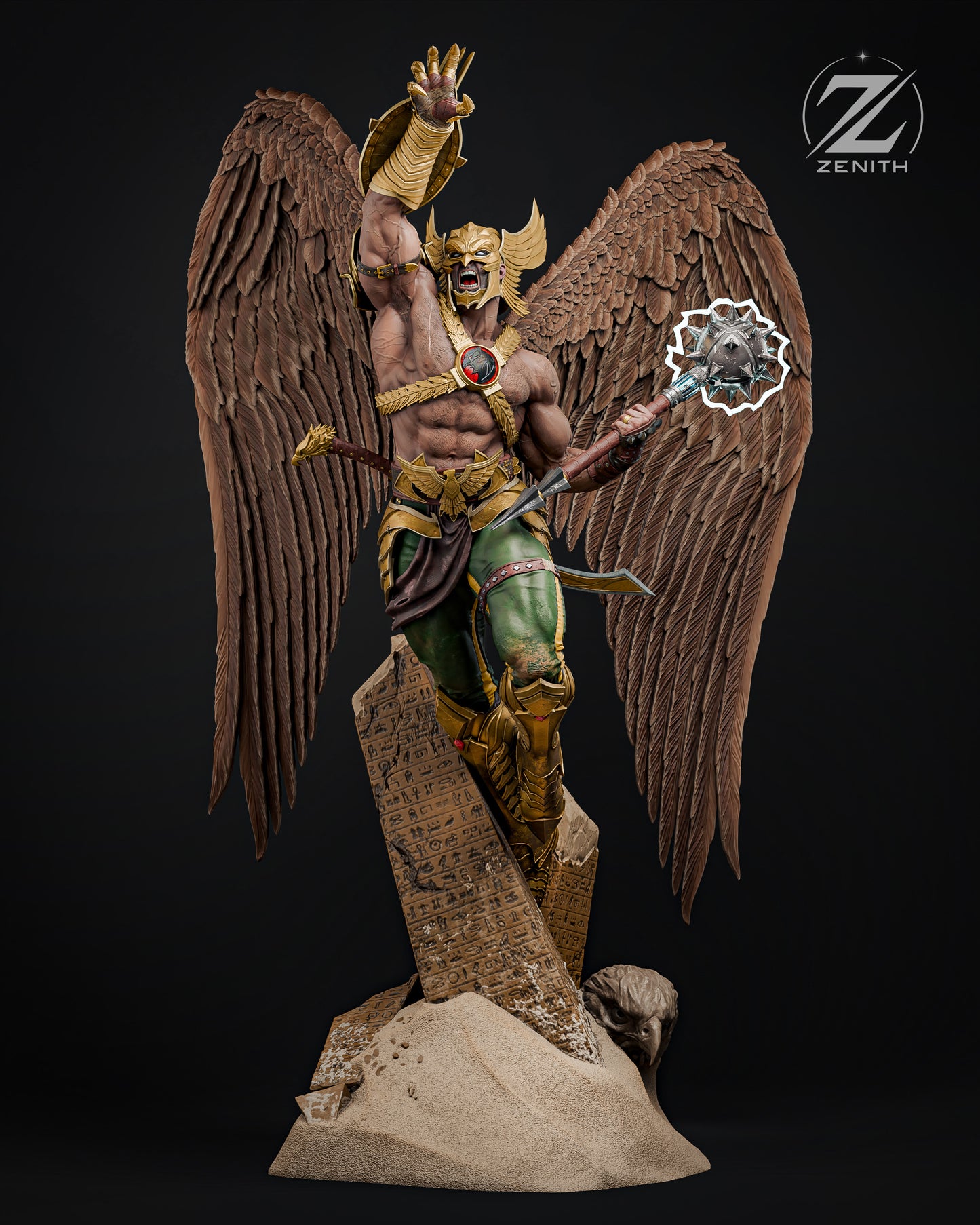 Hawkman Statue 3D-Printed Kit