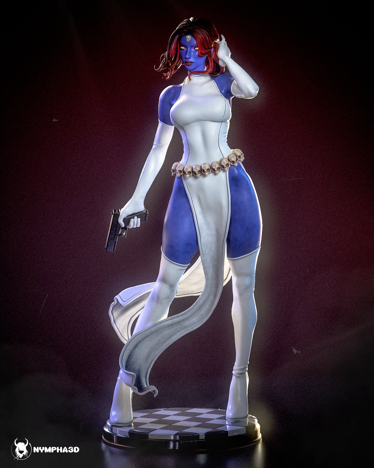 Mystique Statue 3D-Printed Kit