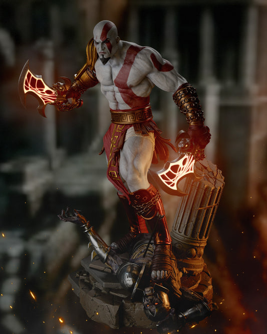 Kratos Statue 3D-Printed Kit