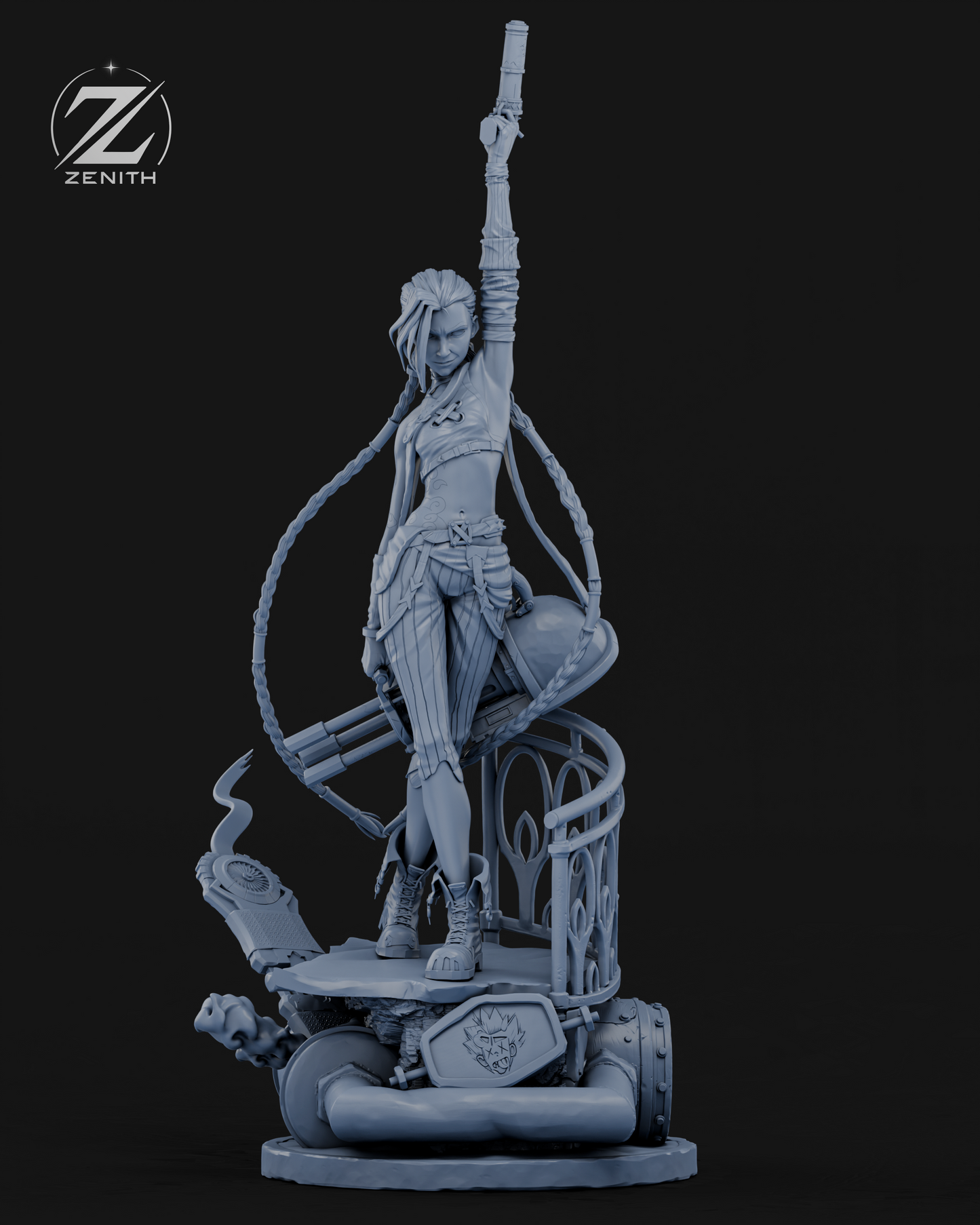 Jinx Statue 3D-Printed Kit
